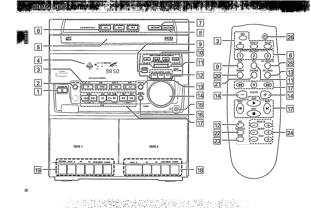 Magnavox FW 754P manual 