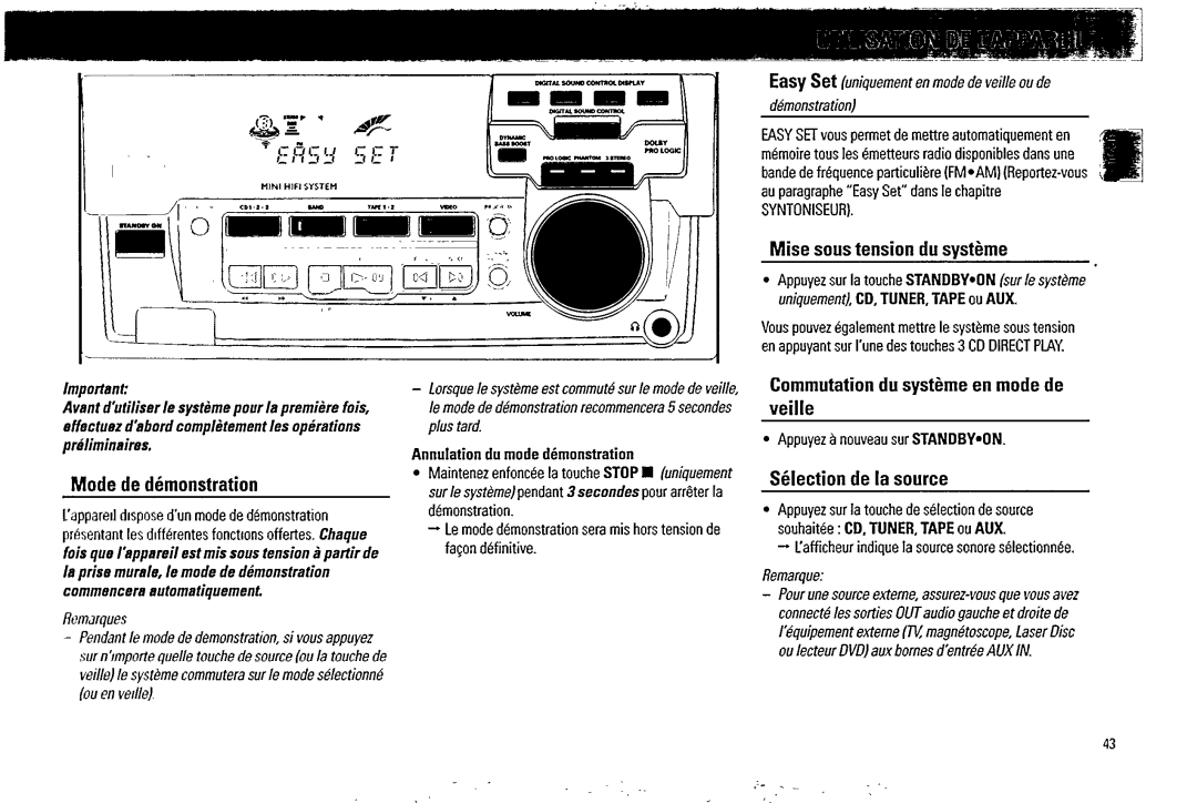 Magnavox FW 754P manual 