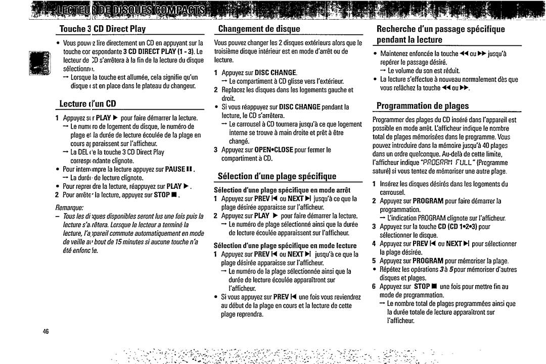 Magnavox FW 754P manual 