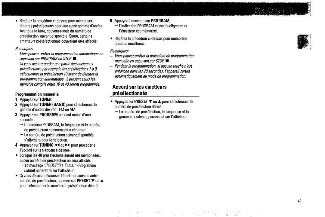 Magnavox FW 754P manual 