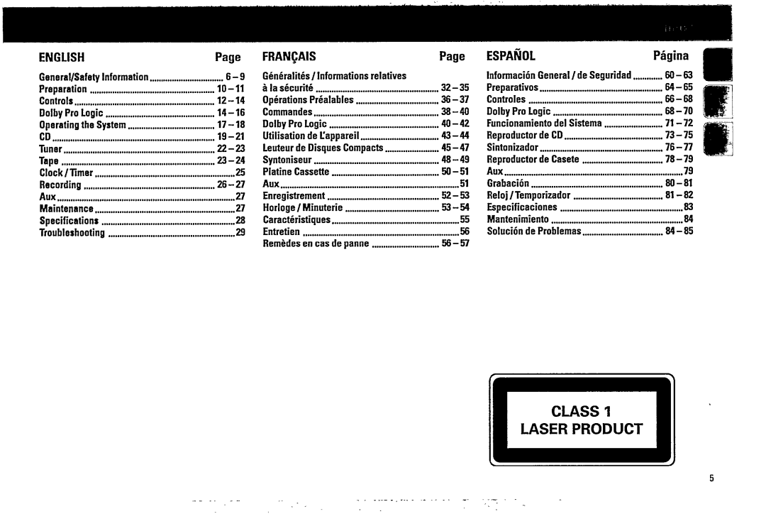 Magnavox FW 754P manual 