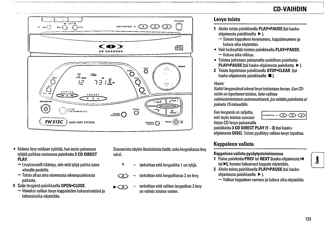 Magnavox FW315C manual 