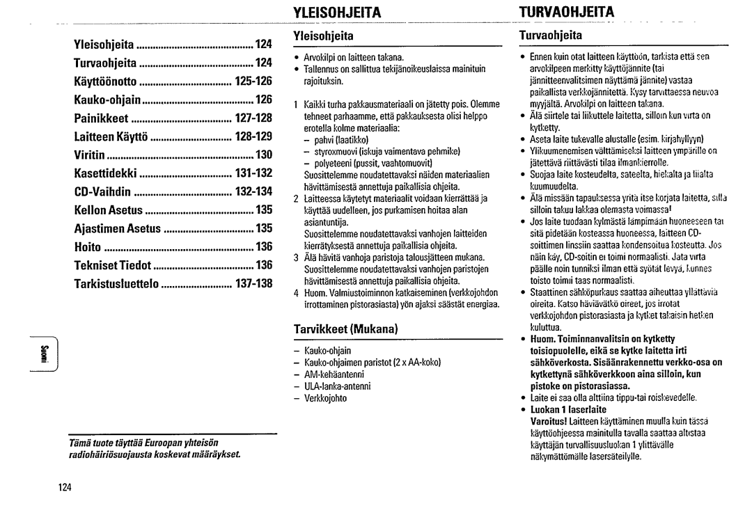 Magnavox FW315C manual 