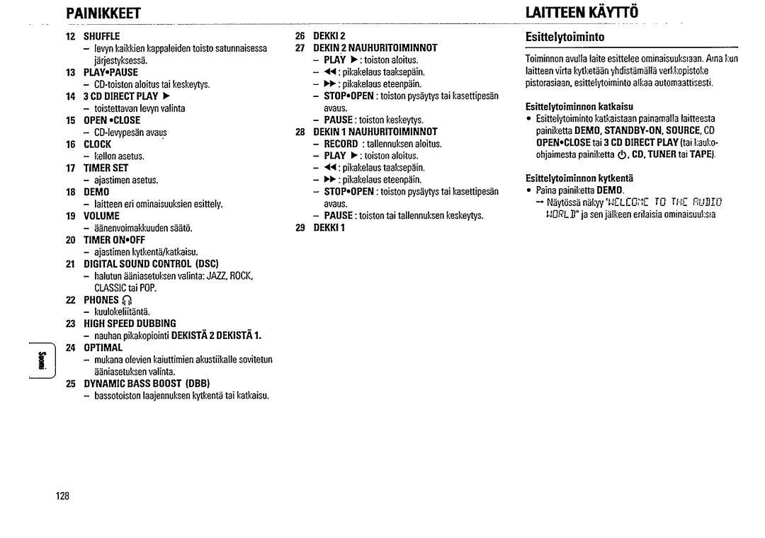 Magnavox FW315C manual 