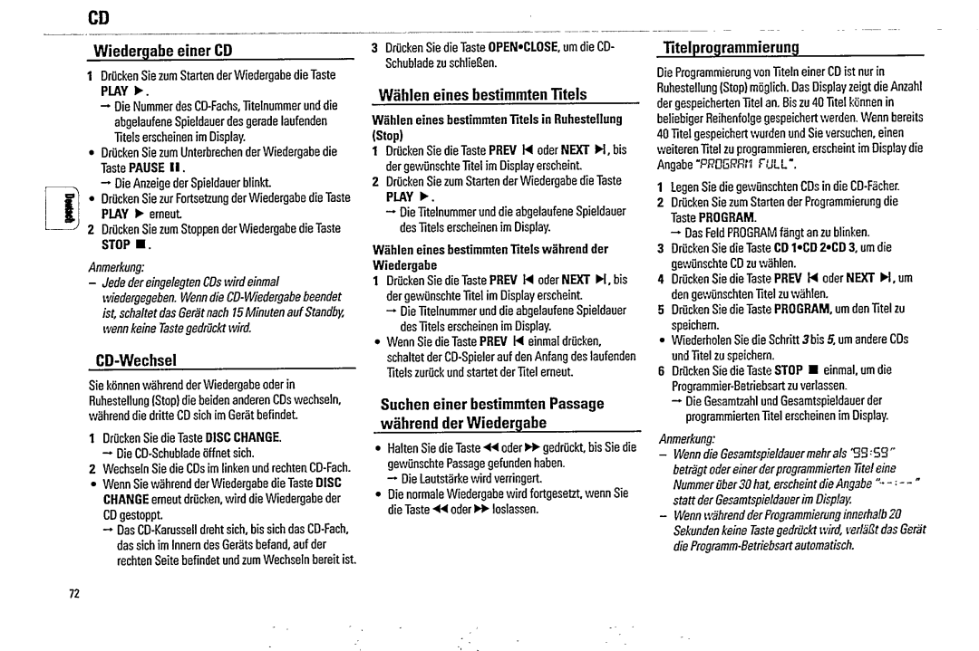 Magnavox FW316C, FW 340C manual 