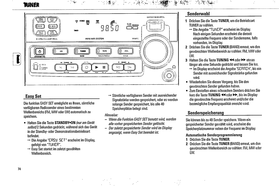 Magnavox FW316C, FW 340C manual 