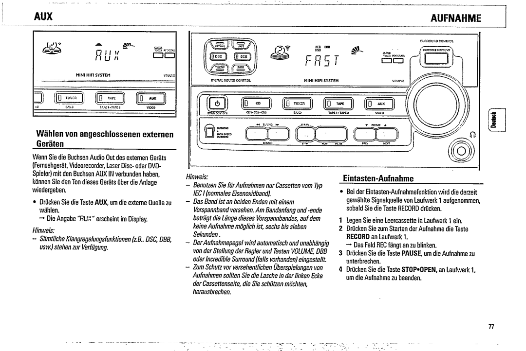 Magnavox FW 340C, FW316C manual 