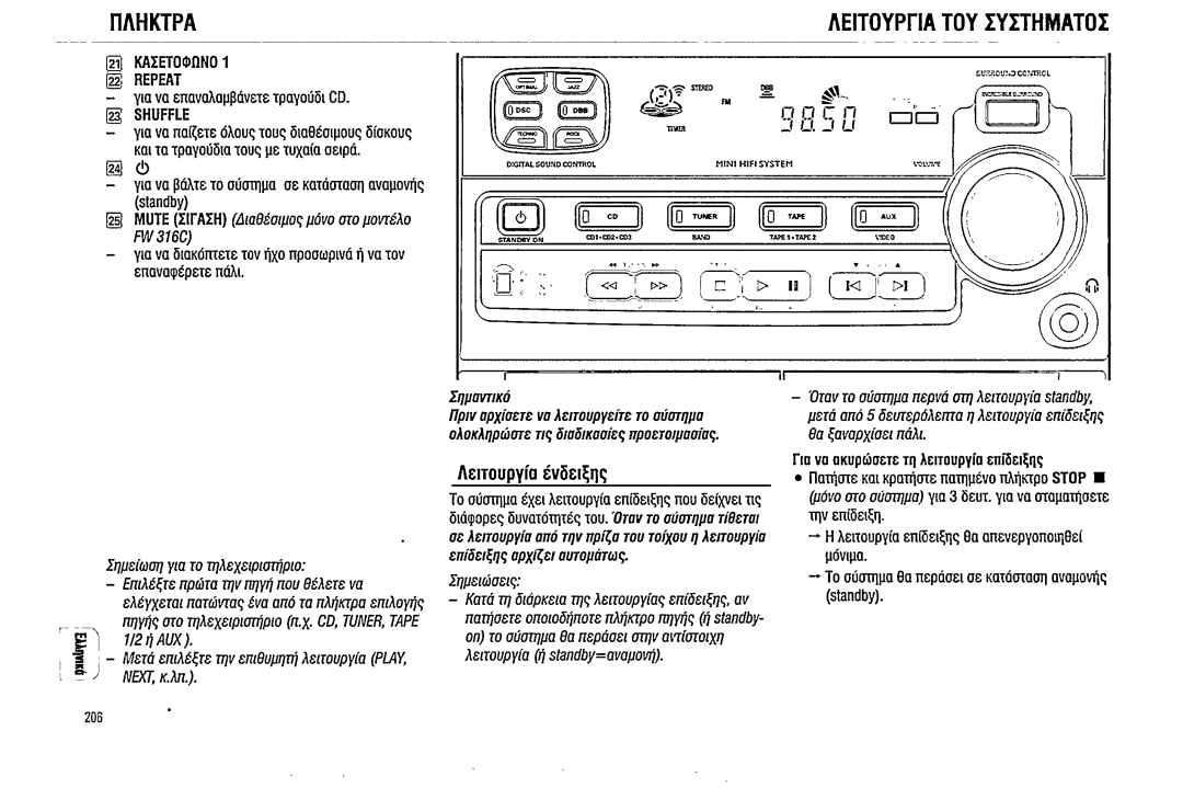 Magnavox FW380C manual 