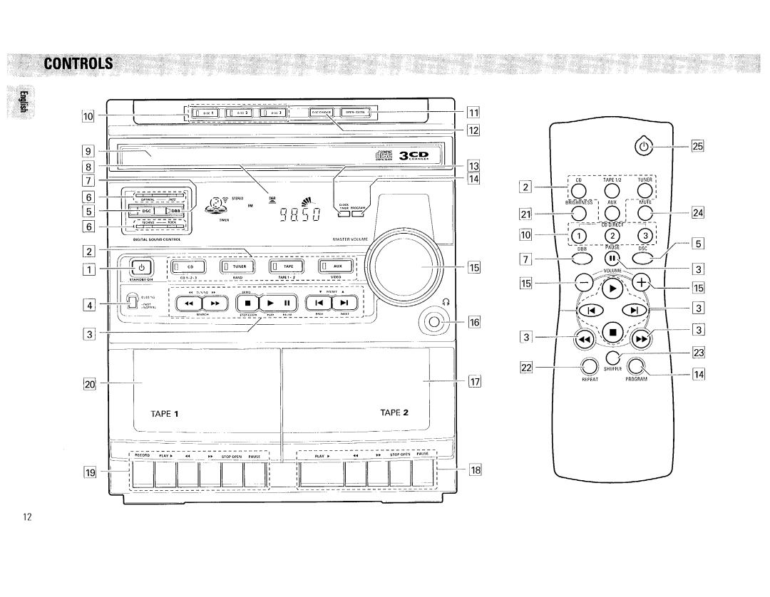 Magnavox FW386C, FW65C manual 