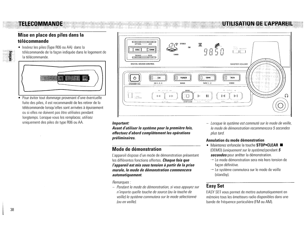 Magnavox FW386C, FW65C manual 