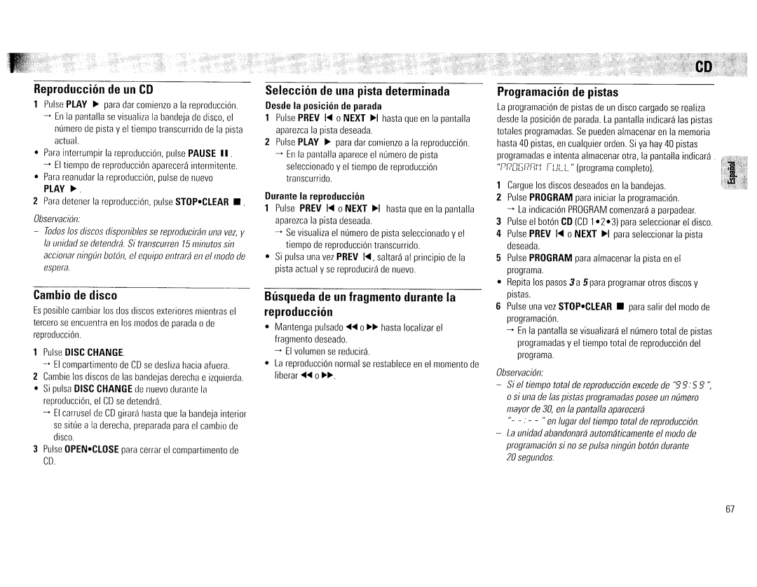 Magnavox FW65C, FW386C manual 