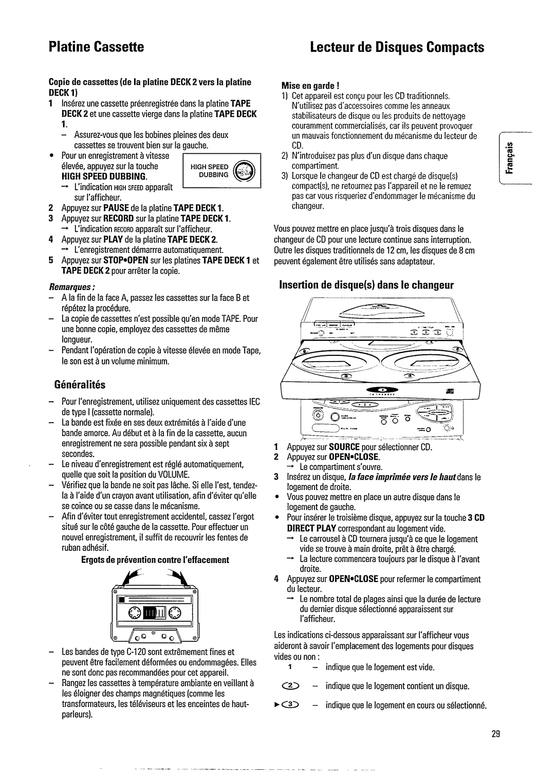 Magnavox FW392C, FW391C manual 