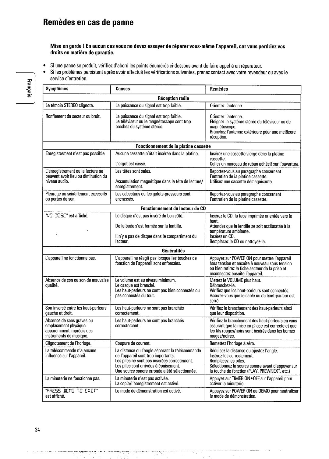 Magnavox FW391C, FW392C manual 