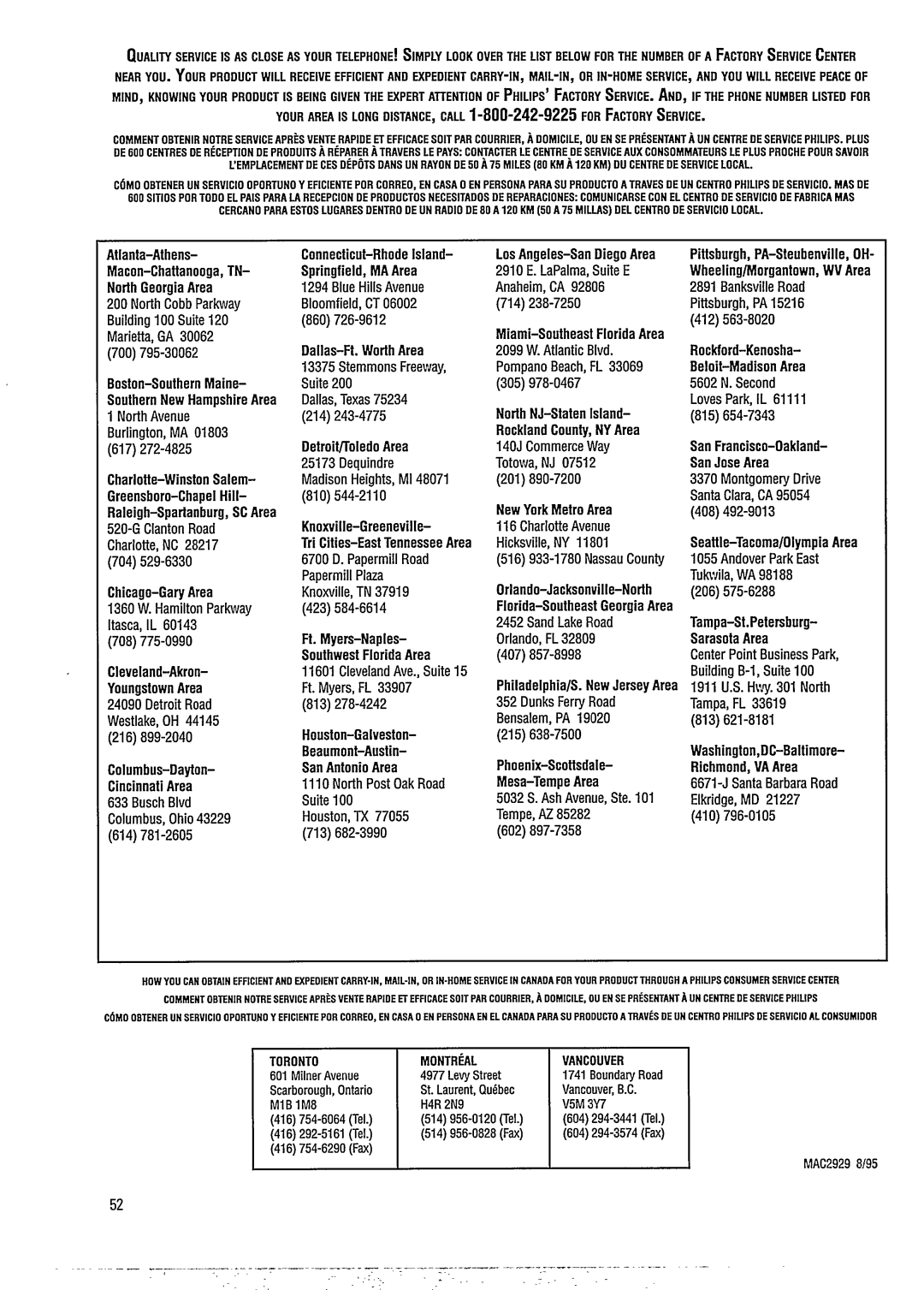 Magnavox FW391C, FW392C manual 