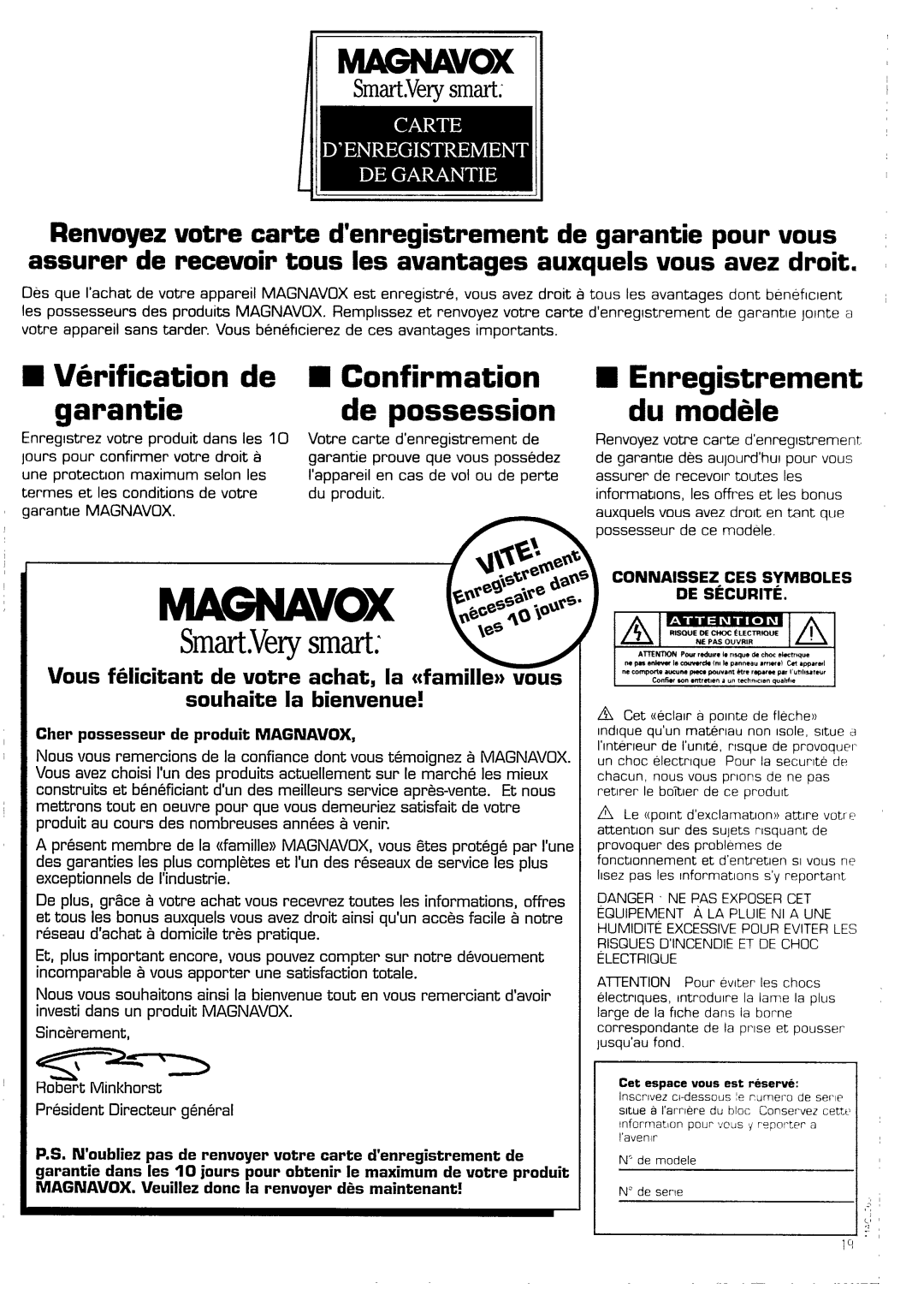 Magnavox FW392C, FW391C manual 