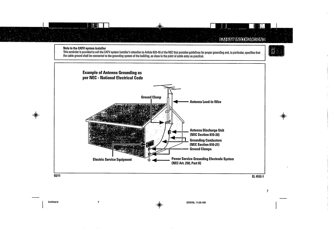 Magnavox FW58 manual 