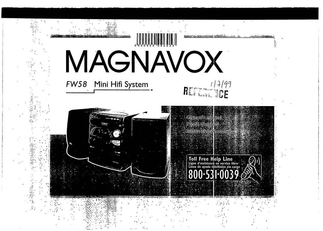 Magnavox FW58 manual 
