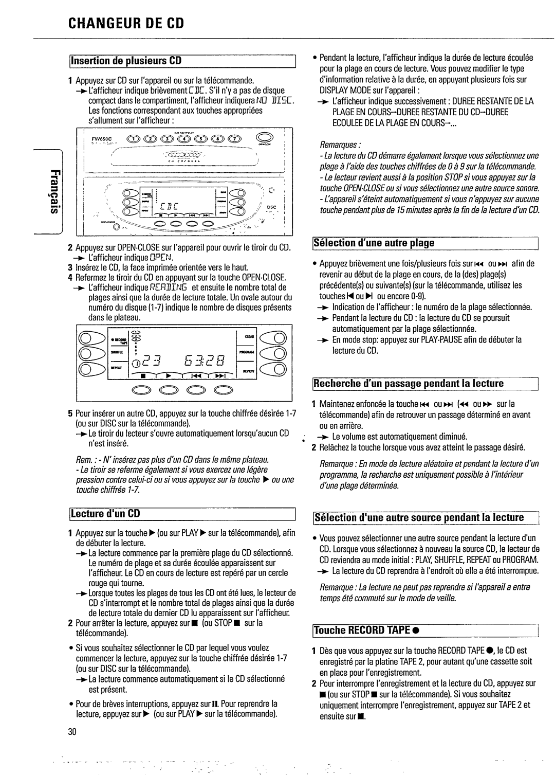 Magnavox FW620C manual 