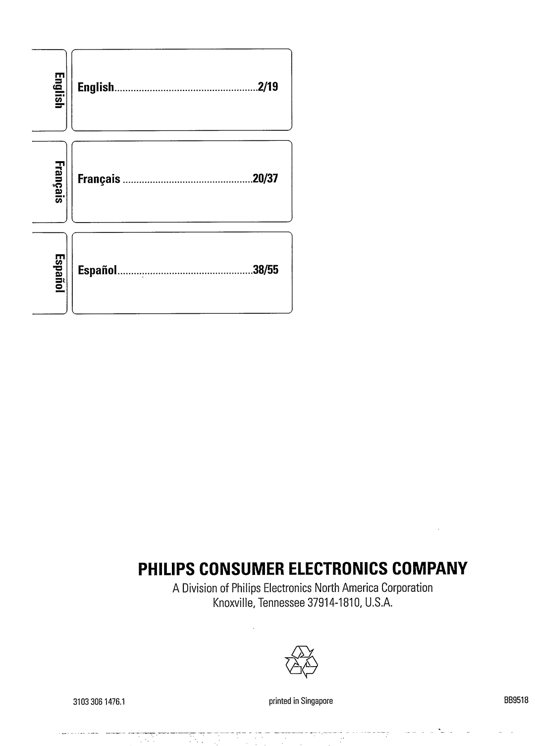 Magnavox FW620C manual 