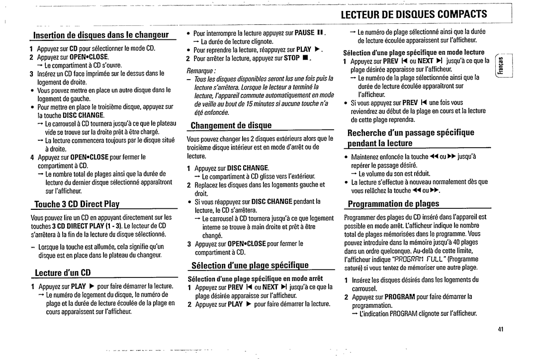 Magnavox FW62C manual 