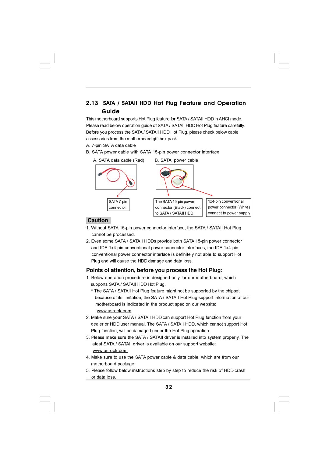 Magnavox G43TWINS-FULLHD user manual Sata / Sataii HDD Hot Plug Feature and Operation Guide 