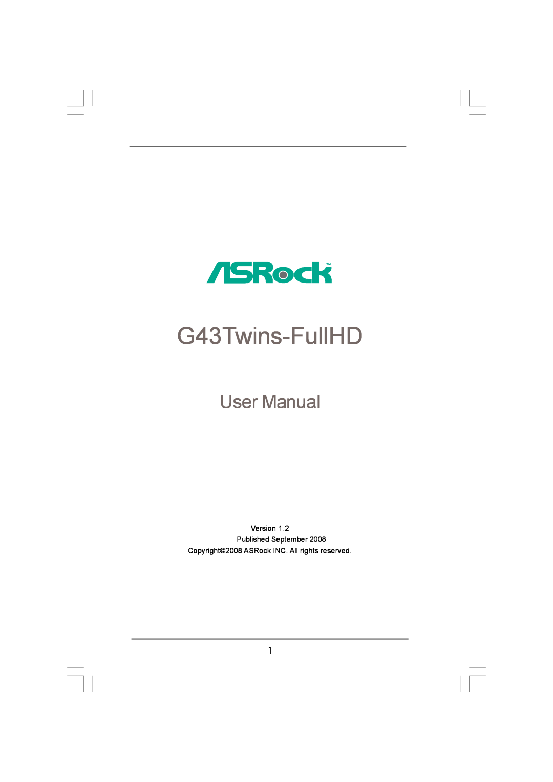 Magnavox G43TWINS-FULLHD user manual G43Twins-FullHD, User Manual 