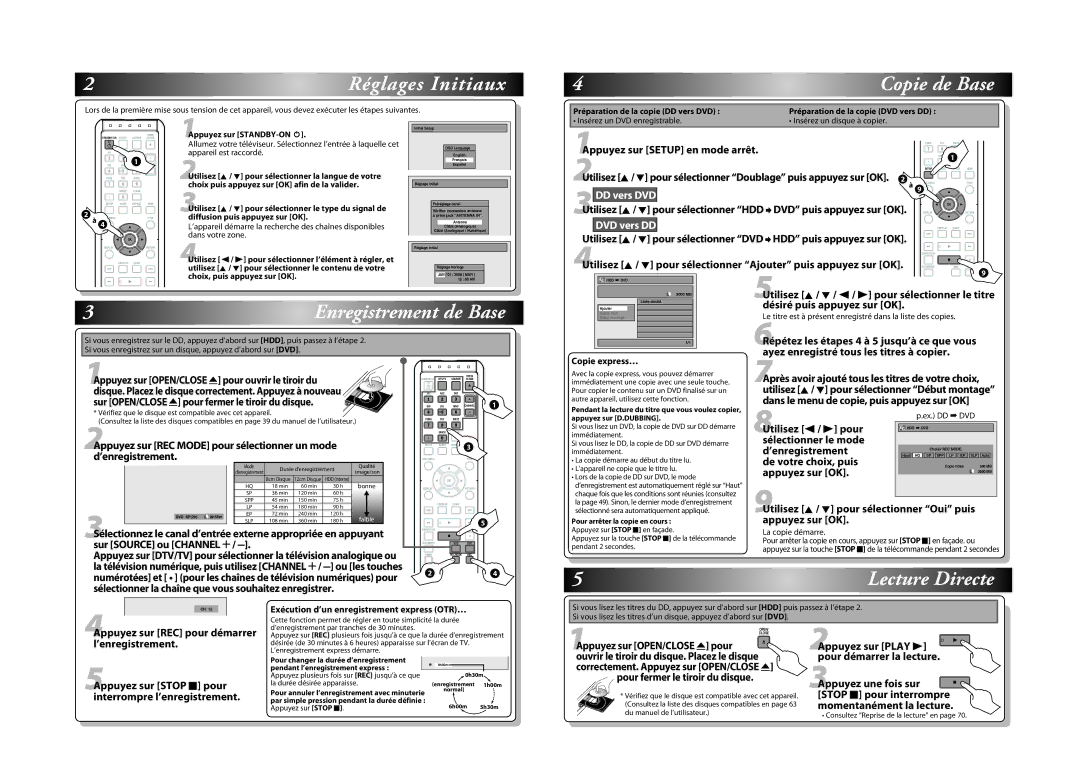 Magnavox H2160MW9 5Utilisez K / L / s / B pour sélectionner le titre, 7Après avoir ajouté tous les titres de votre choix 