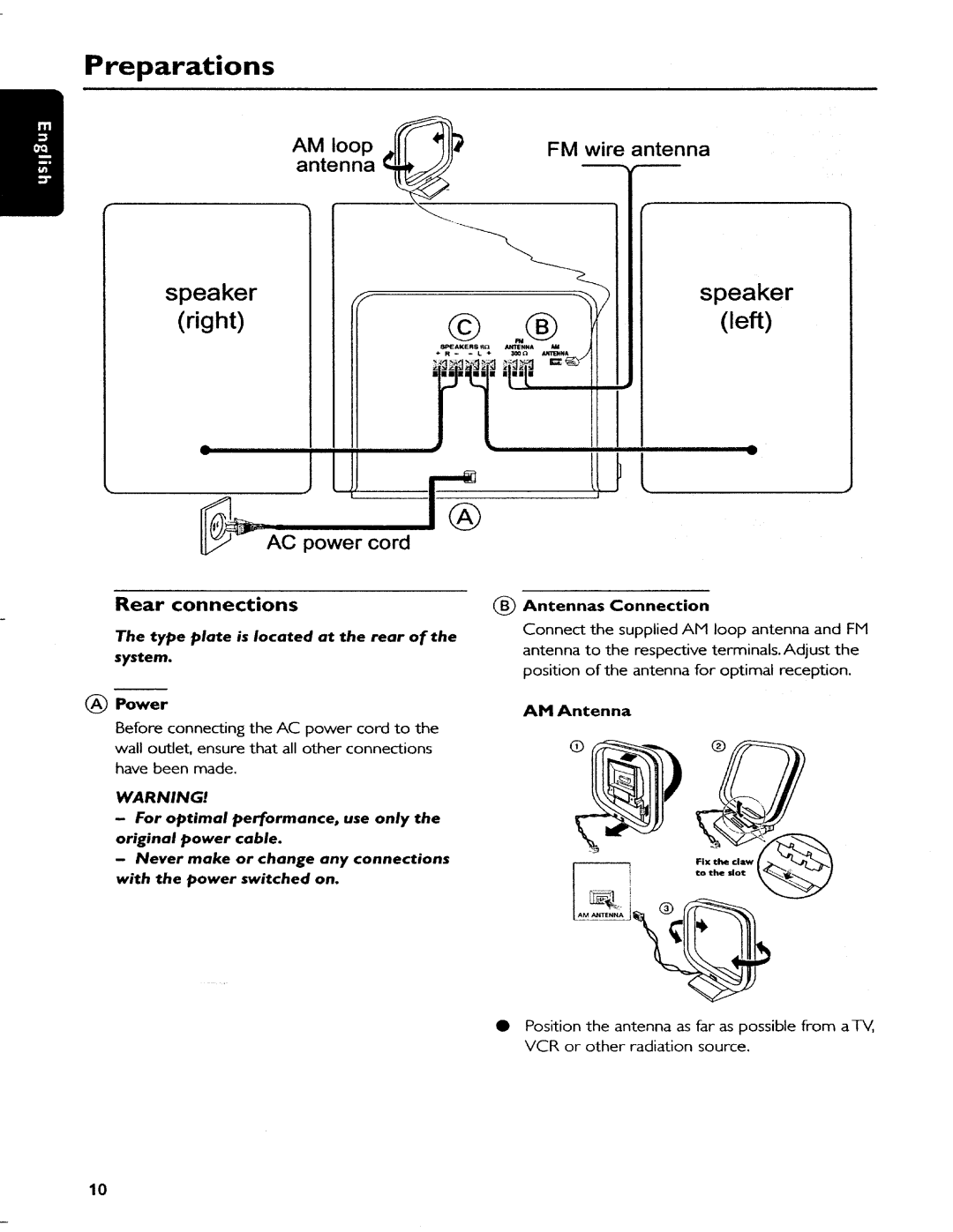 Magnavox MAS-100 manual 