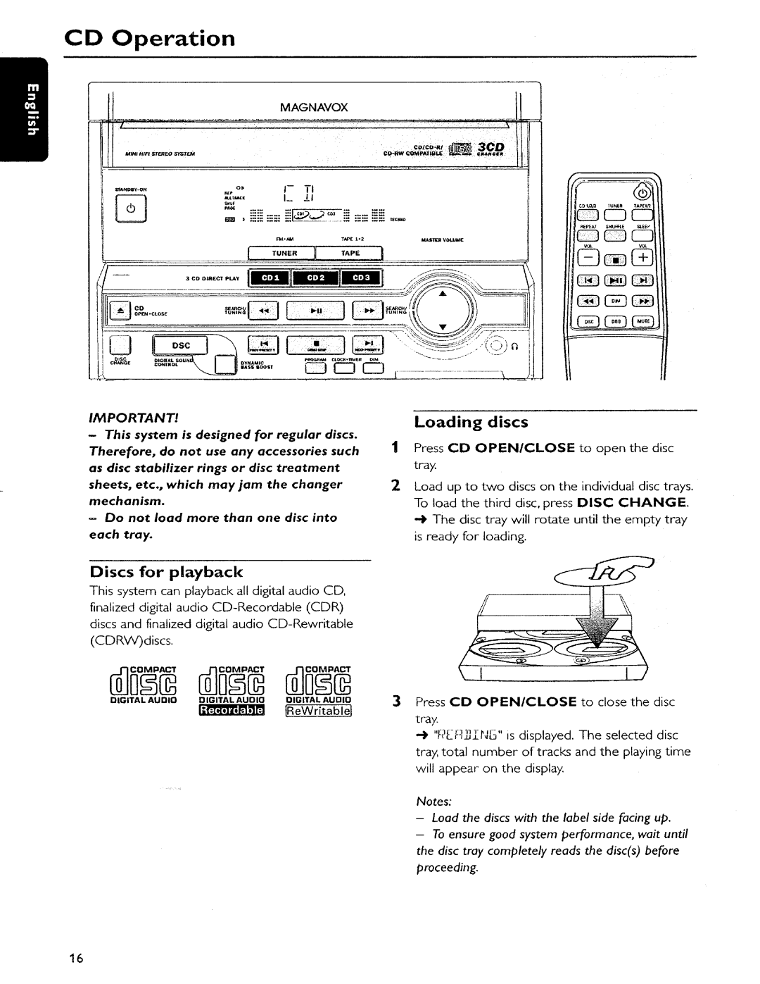 Magnavox MAS-100 manual 