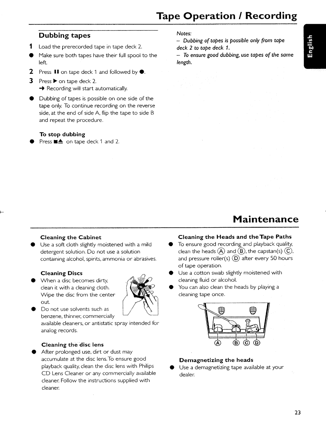 Magnavox MAS-100 manual 