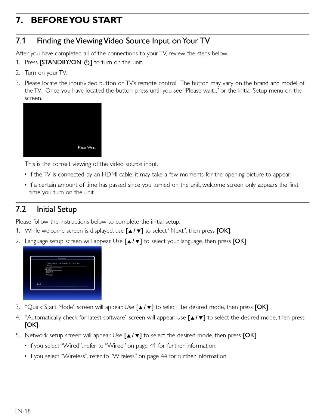 Magnavox MBP5210 owner manual Beforeyou Start, Finding the Viewing Video Source Input on Your TV, Initial Setup 