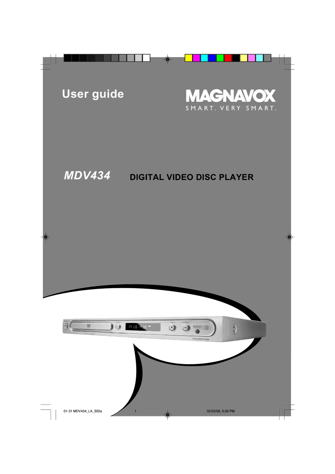 Magnavox MDV434 manual 