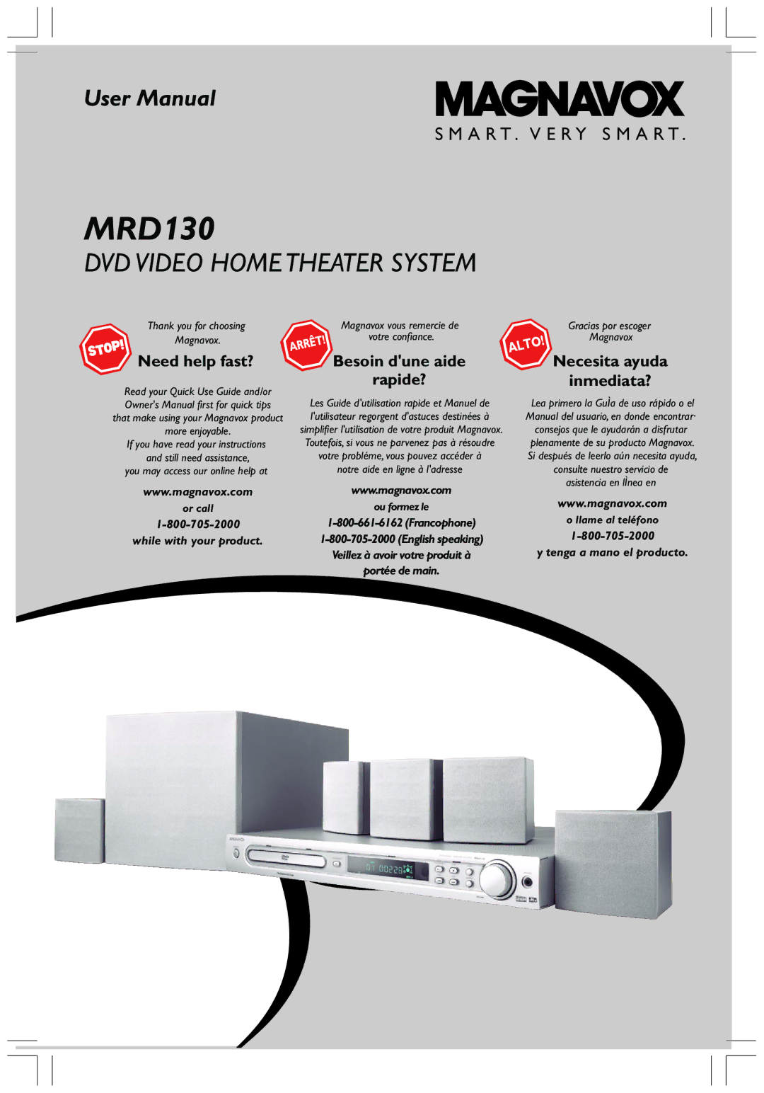 Magnavox MRD130 user manual 