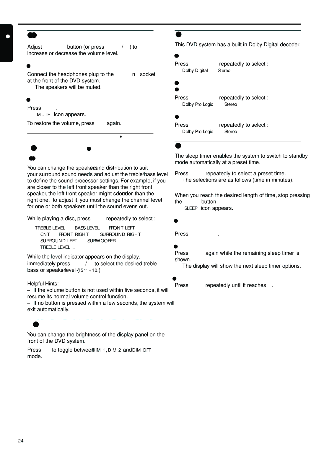 Magnavox MRD300 owner manual Other Functions 