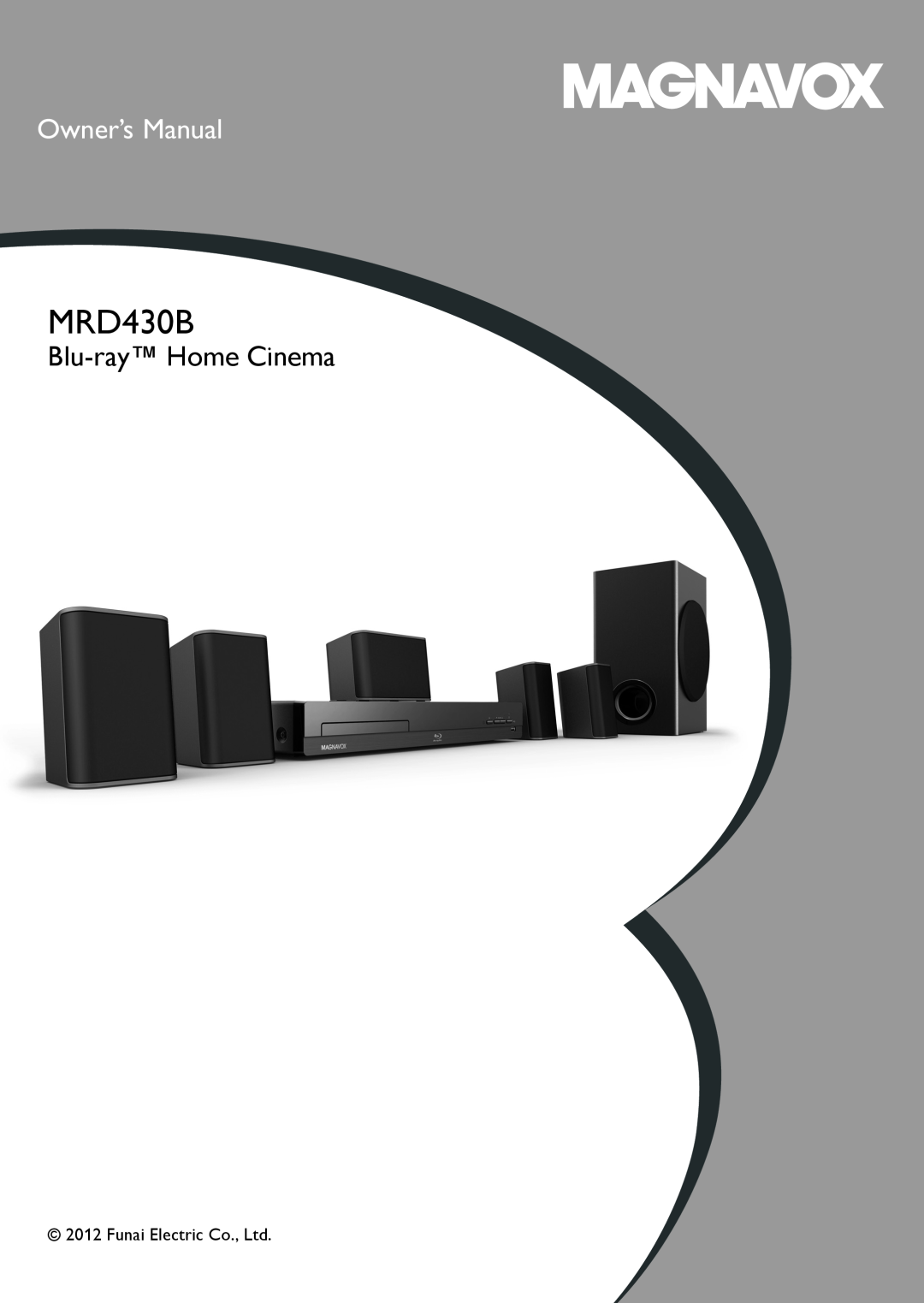 Magnavox MRD430B owner manual Blu-rayHome Cinema 