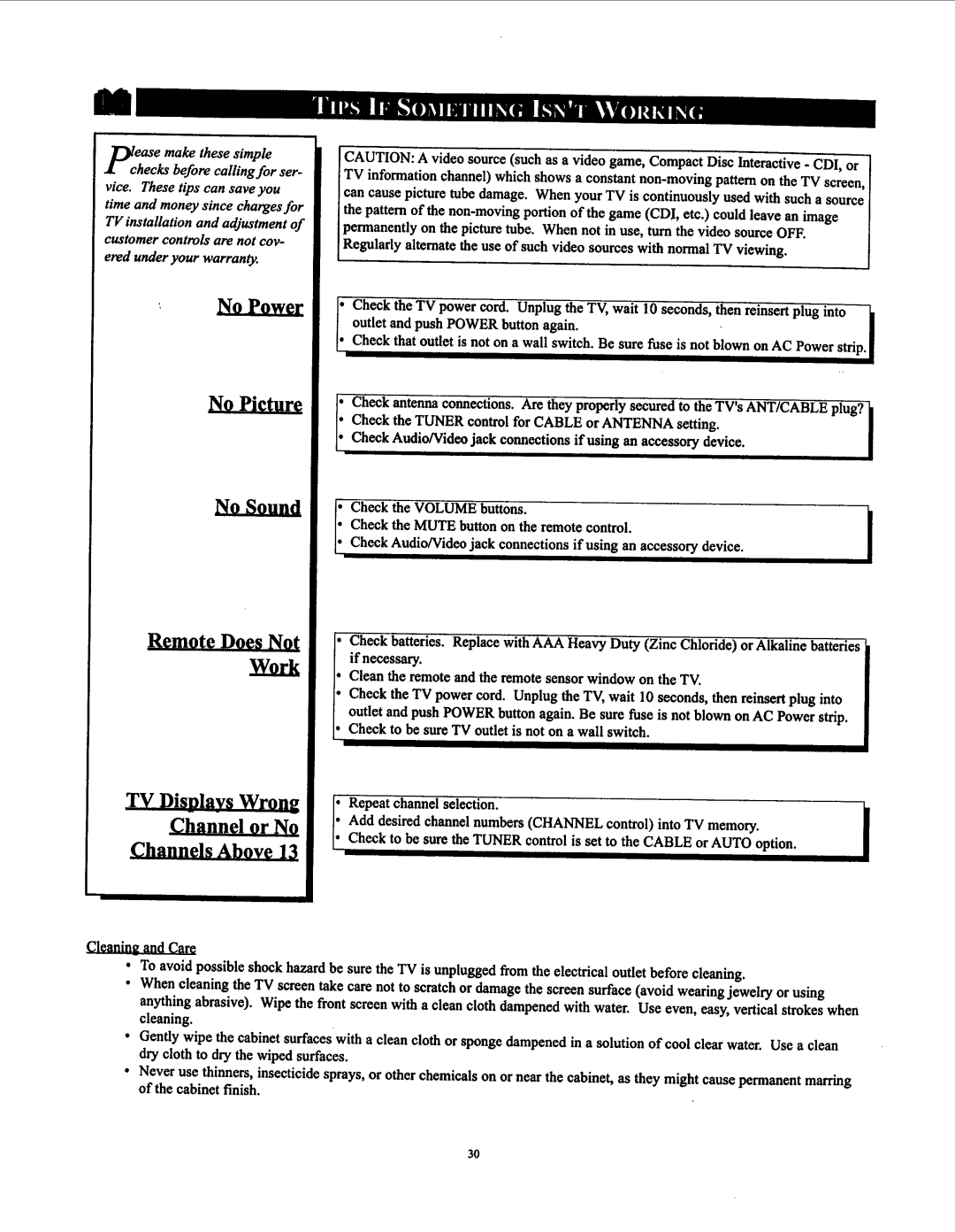 Magnavox MS2730C manual 