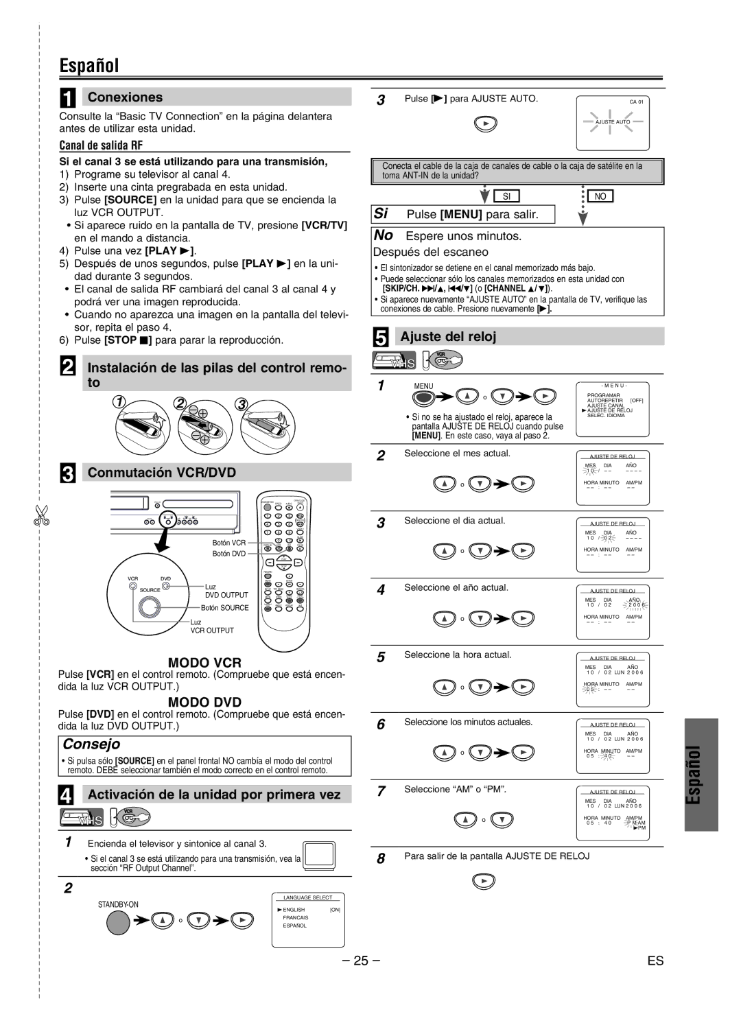 Magnavox MWD2206 owner manual Español, Consejo 