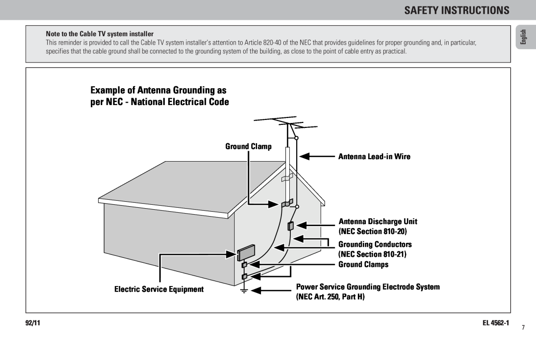 Magnavox MZ7 manual Safety Instructions 
