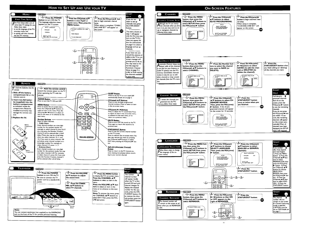 Magnavox PRI907X, PRI909B owner manual Button.3 Press He CHannel&/V, STATUS/EXIT buton 