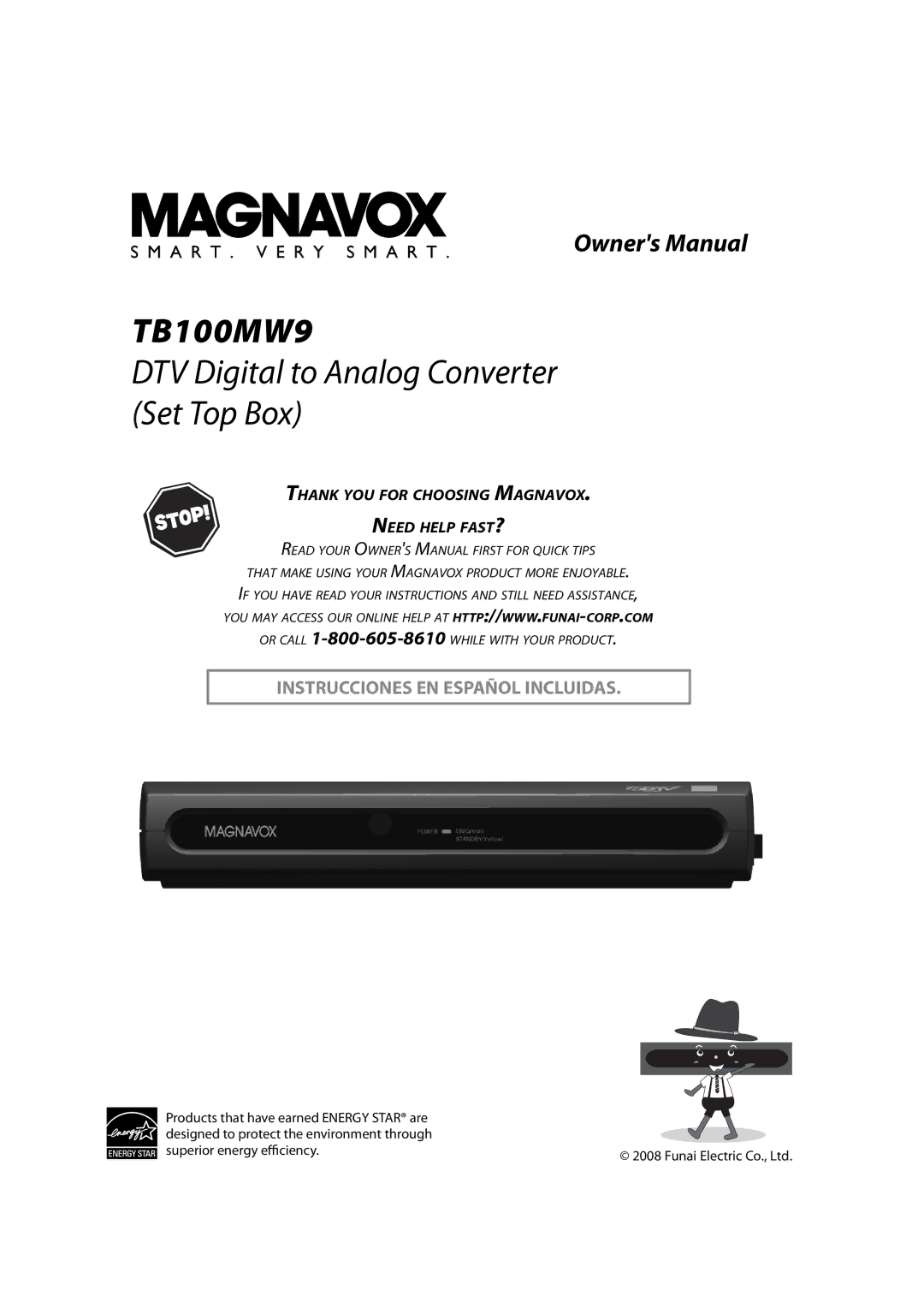 Magnavox TB100MW9 owner manual 