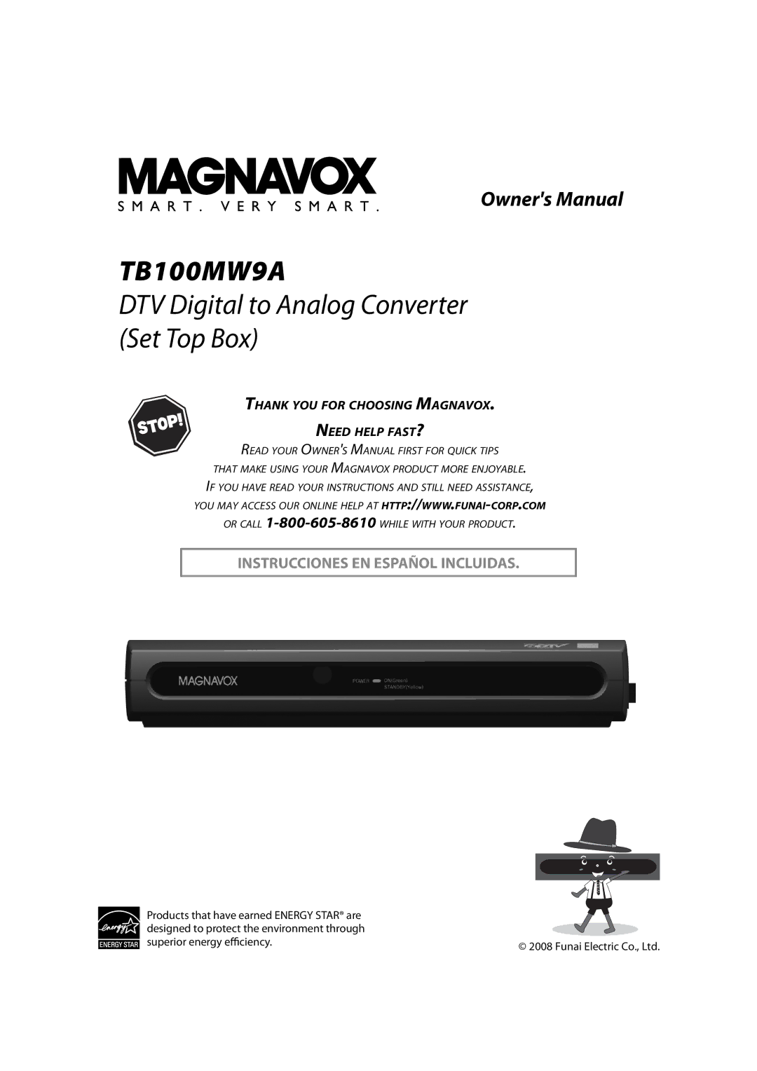 Magnavox TB100MW9A owner manual 