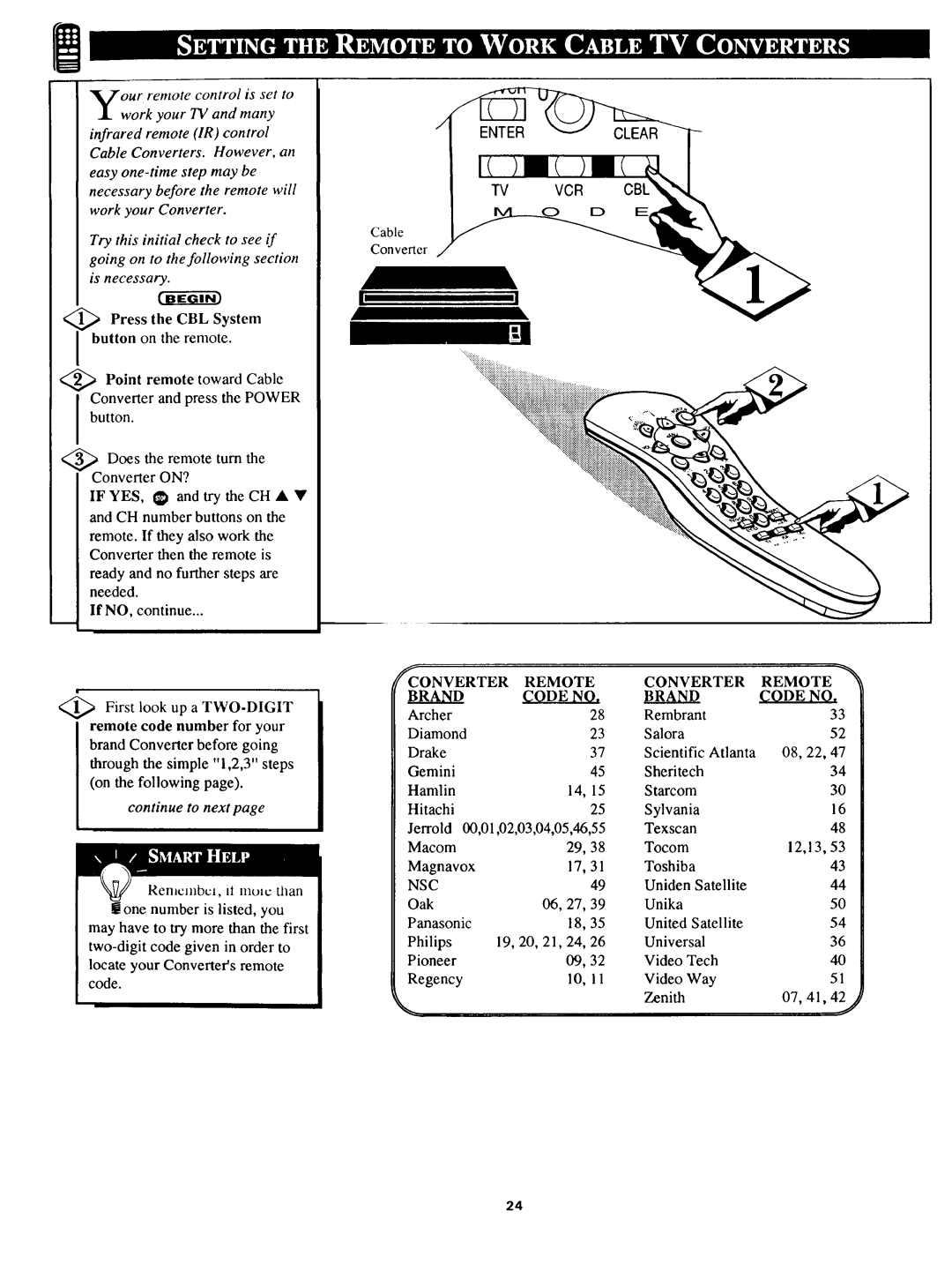 Magnavox TS 2775 owner manual Cg-ga-r, Continue to next 