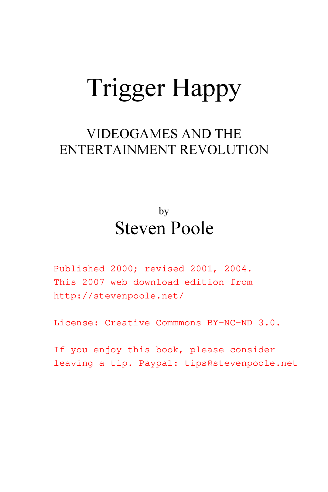 Magnavox Videogames and the Entertainment Revolution Trigger Happy manual 