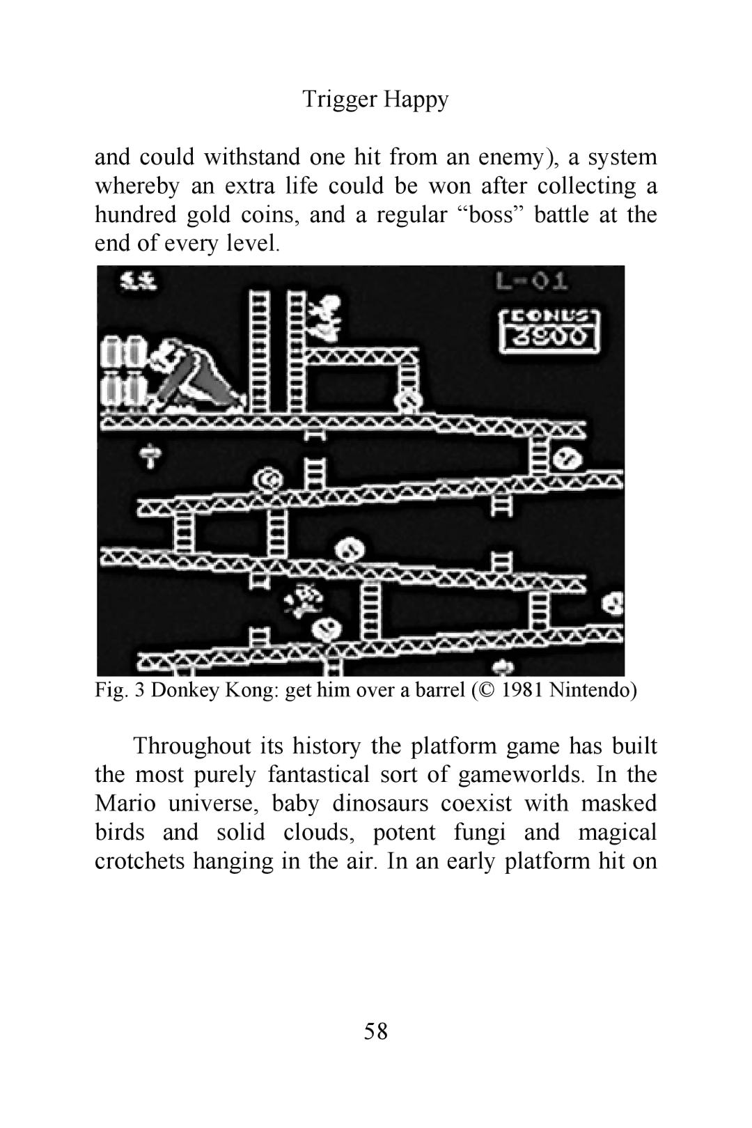 Magnavox Videogames and the Entertainment Revolution Trigger Happy manual Donkey Kong get him over a barrel ‰ 1981 Nintendo 