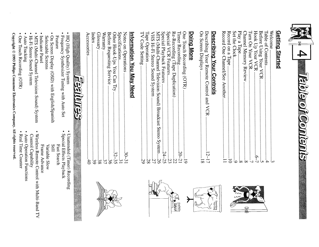 Magnavox VR9261 manual 