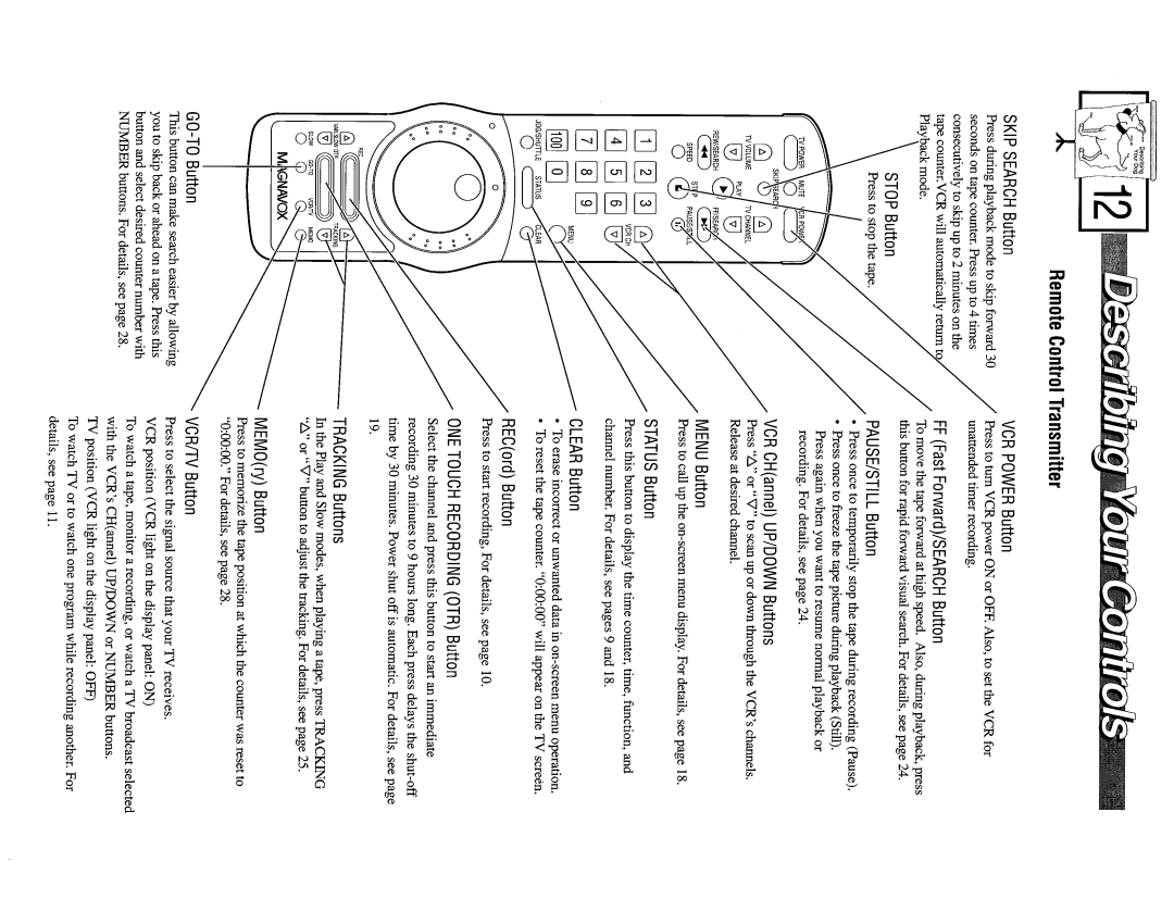 Magnavox VR9262 manual 