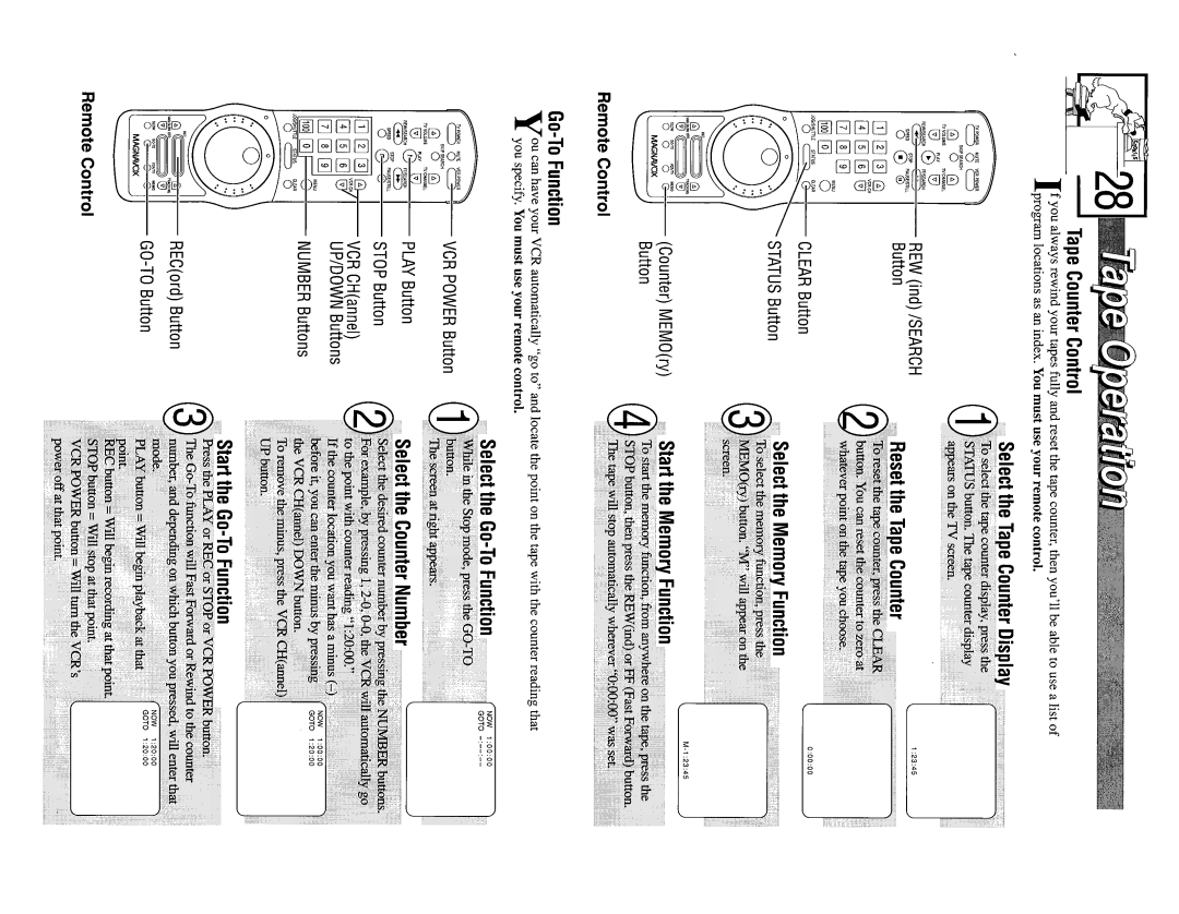 Magnavox VR9262 manual 