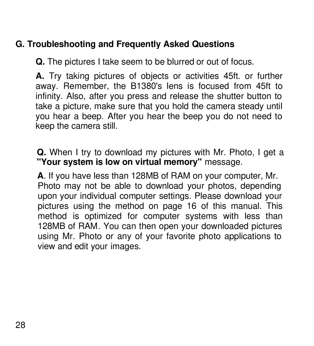 MAGPiX B1380 manual Troubleshooting and Frequently Asked Questions 