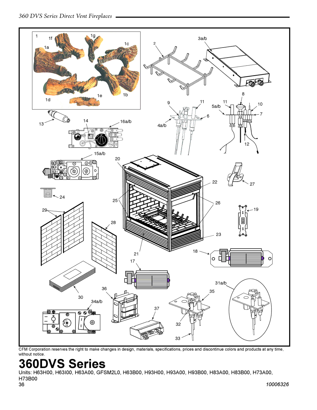 Majestic Appliances 360DVSR, 360DVSL, 360DVS3, 360DVS2 warranty 360DVS Series 