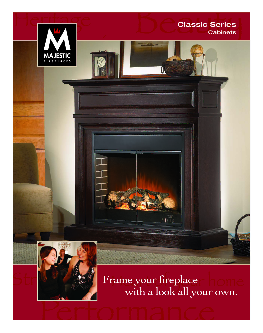 Majestic Classic Series manual Frame yourfireplace with a look all yourown 